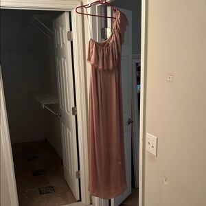 Rebecca Taylor One-Shoulder Gown